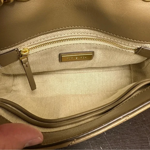 Tory Burch Small Kira Chevron Convertible Shoulder Bag - Sandpiper - Picture 6 of 6